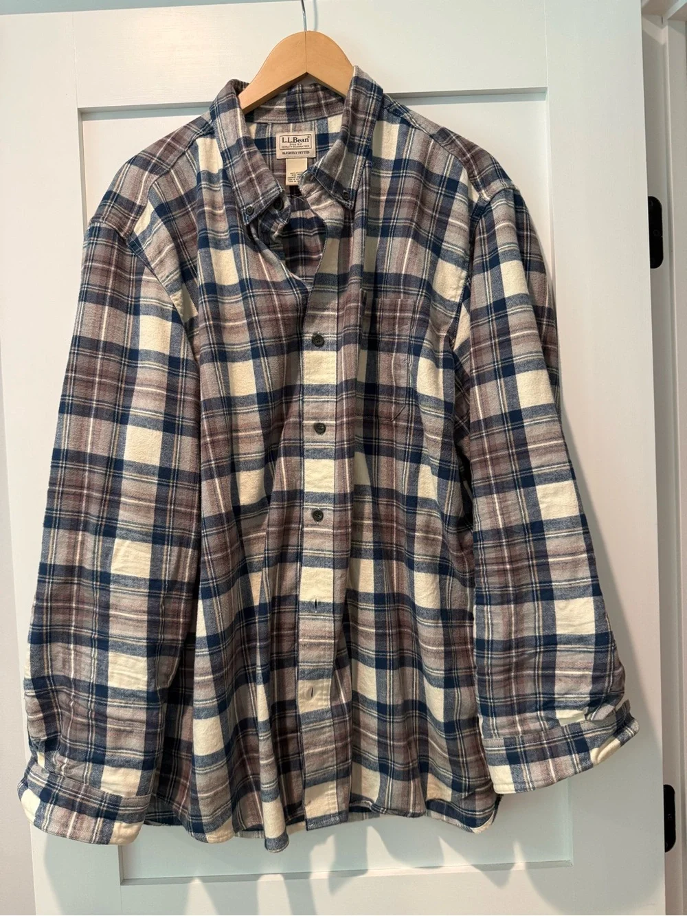 L.L.Bean Plaid Button-Up Shirt - XXL